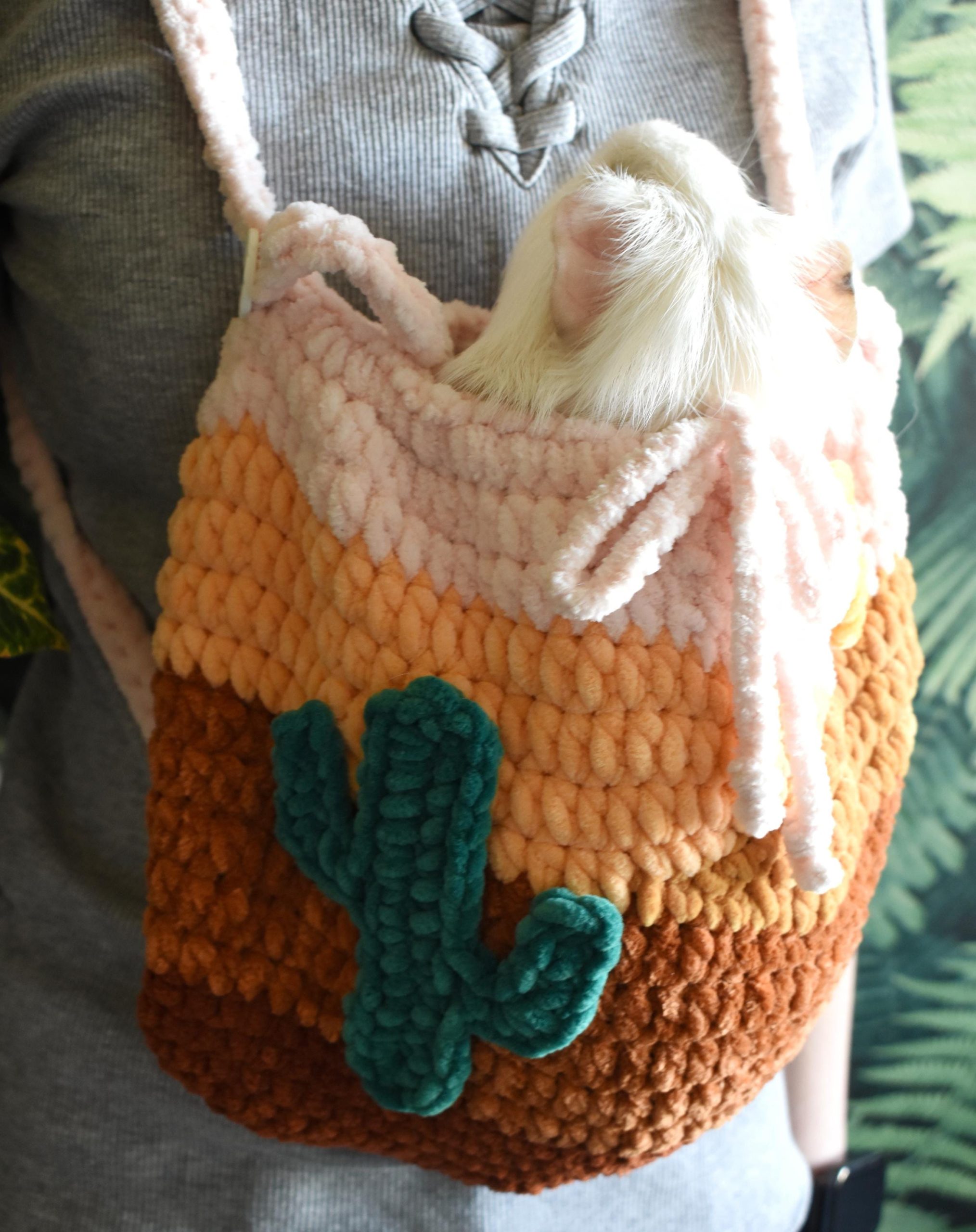 Desert Warm Sun Knitted Pet Bag