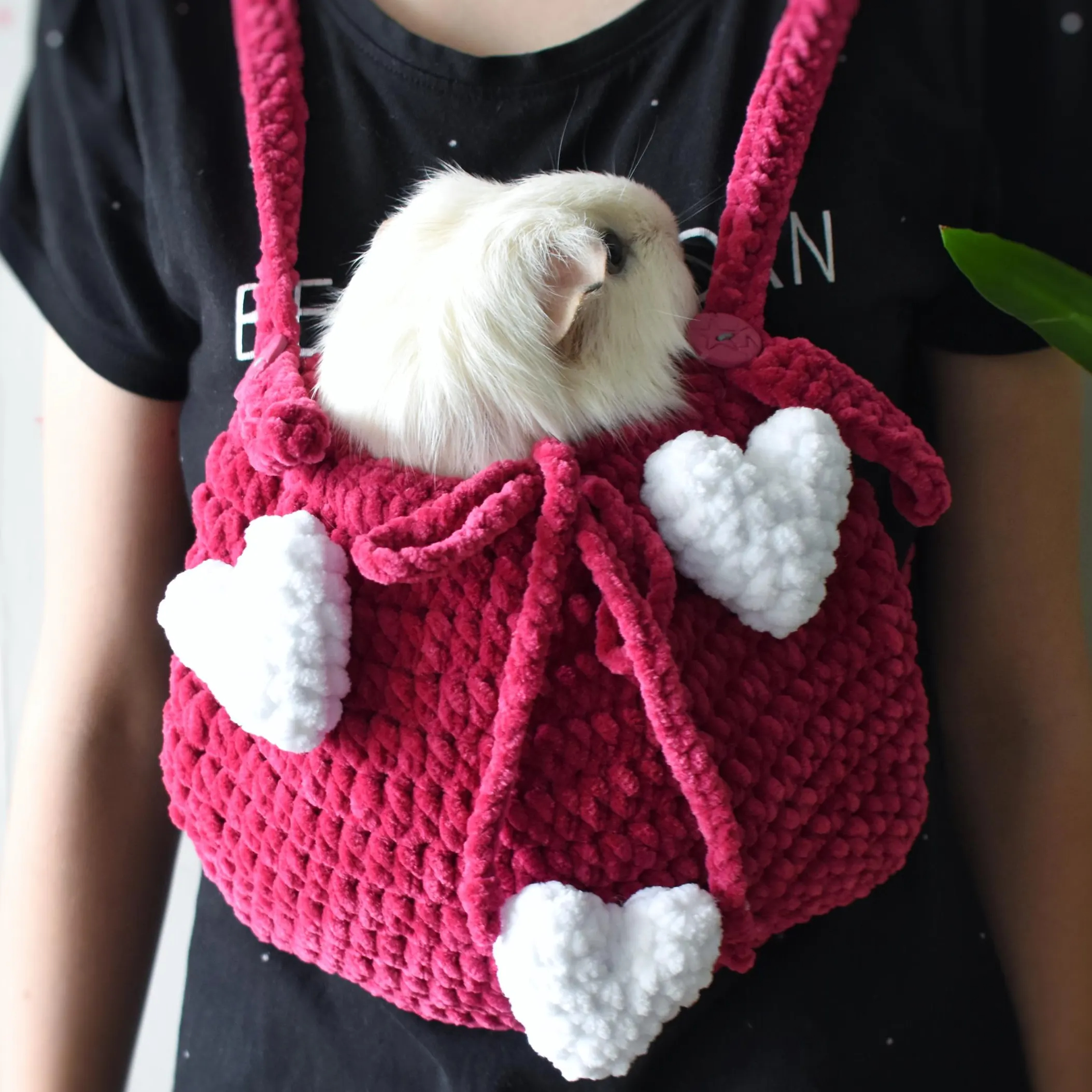 Love Sweetheart Soft Cute Knitted Pet Bag - Image 8
