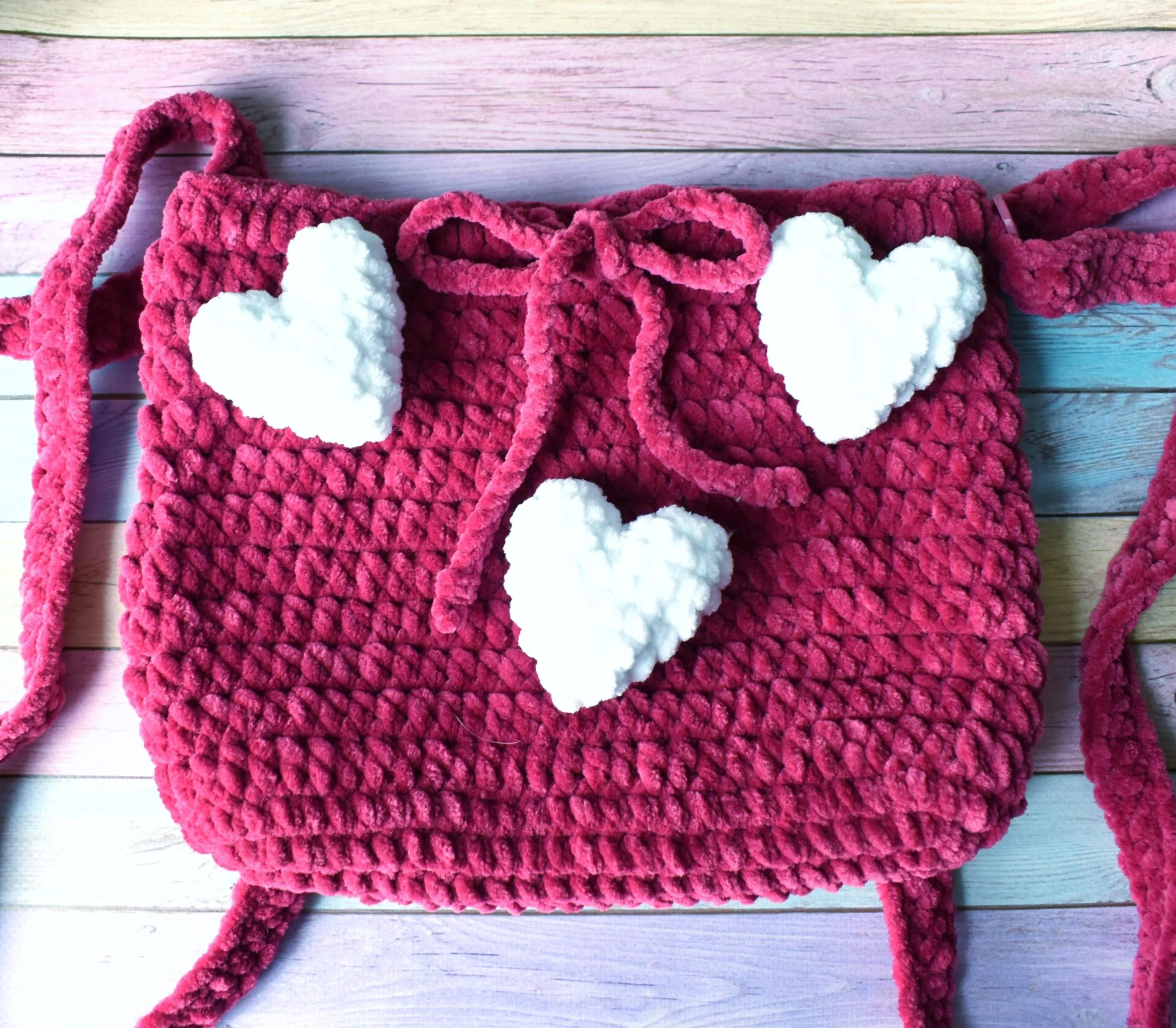 Love Sweetheart Soft Cute Knitted Pet Bag - Image 6